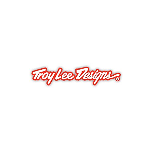 Troy Lee Designs Signature Decal Sticker Red 5"