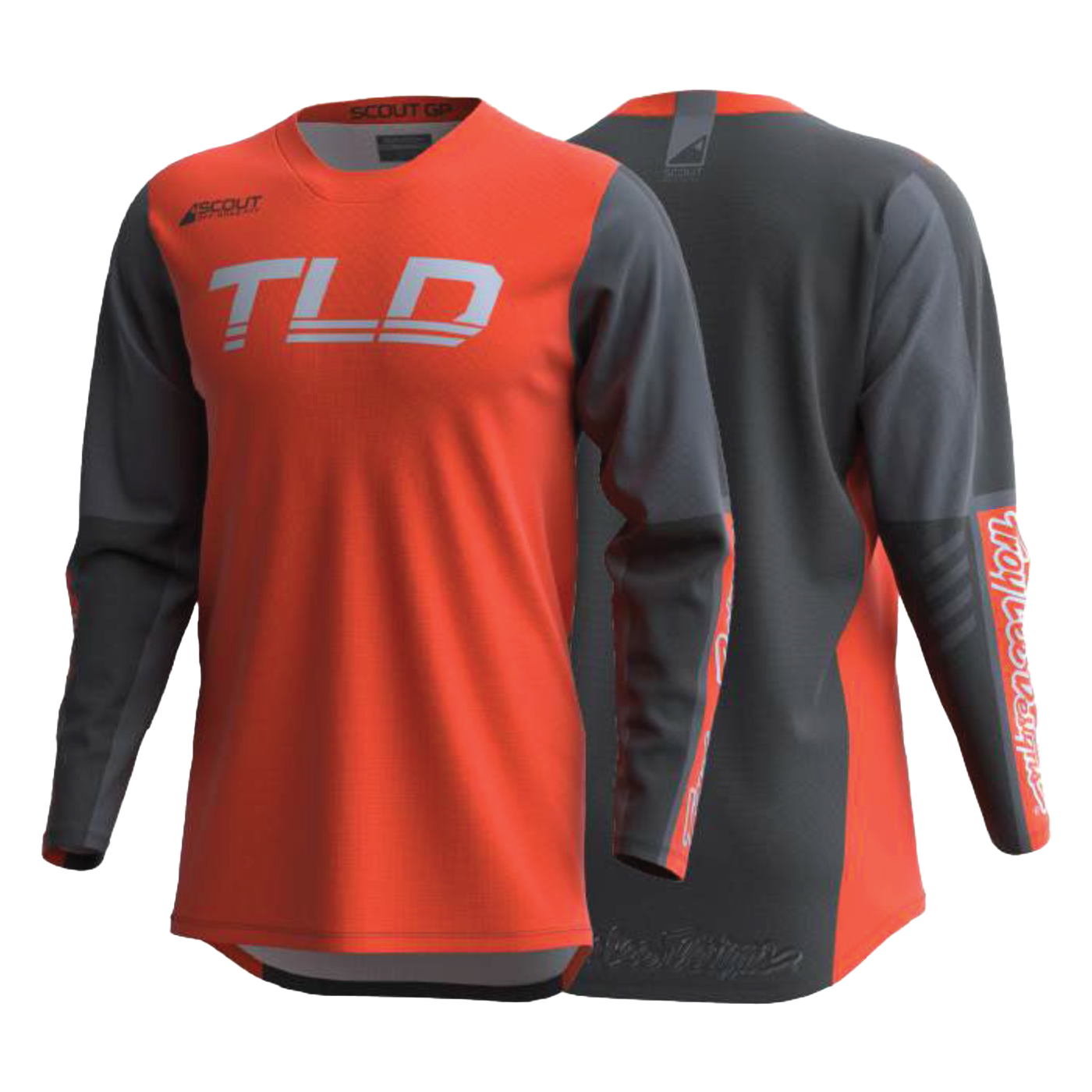 Troy Lee Designs Scout GP Jersey Recon Neon Orange/Grey