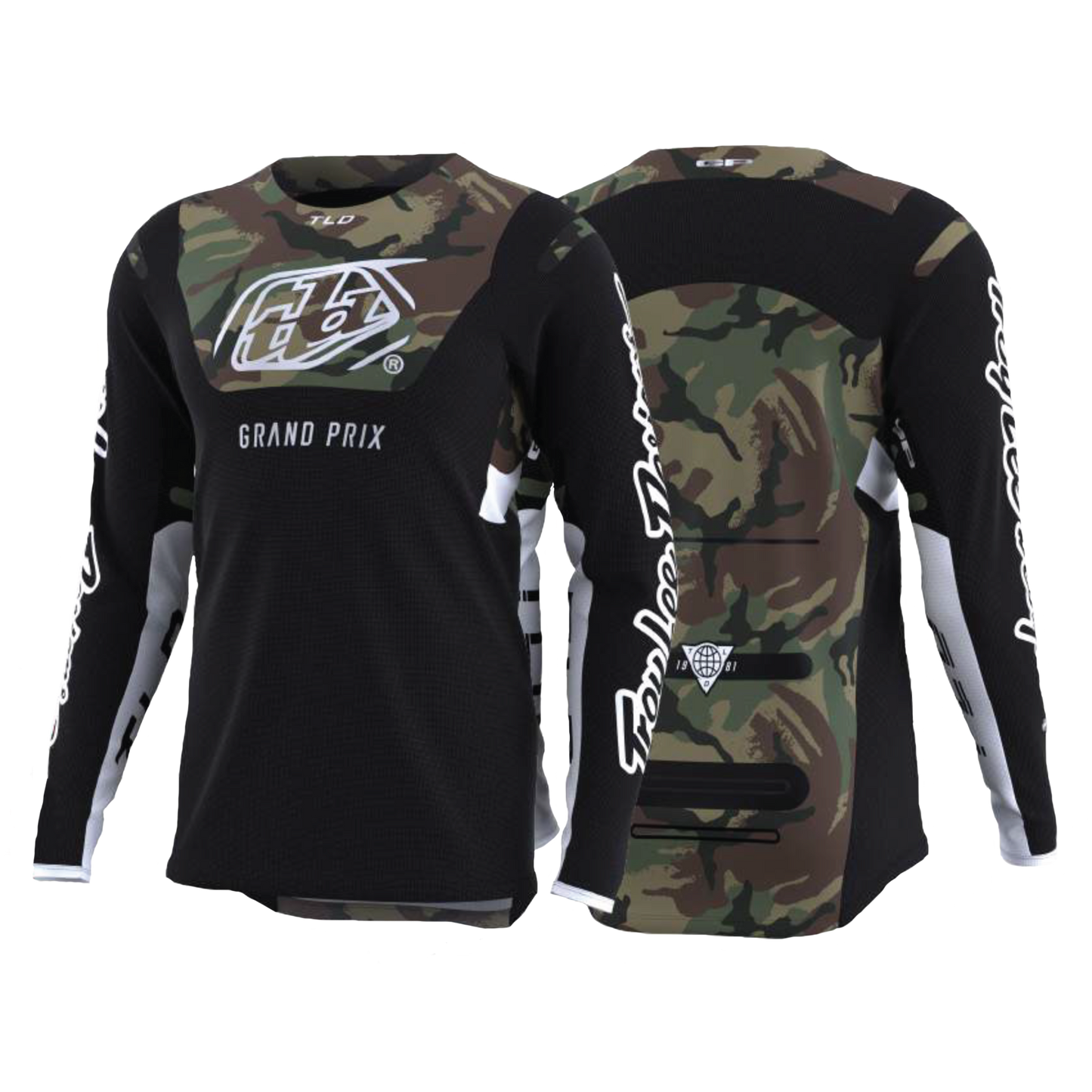 Troy Lee Designs GP Pro Jersey Blends Camo Black/Green