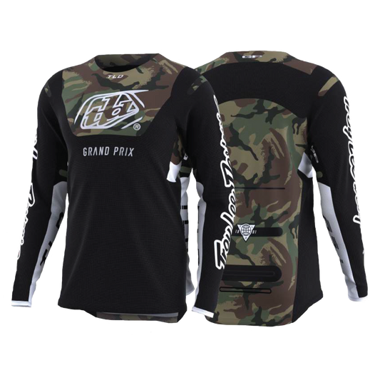 Troy Lee Designs GP Pro Jersey Blends Camo Black/Green