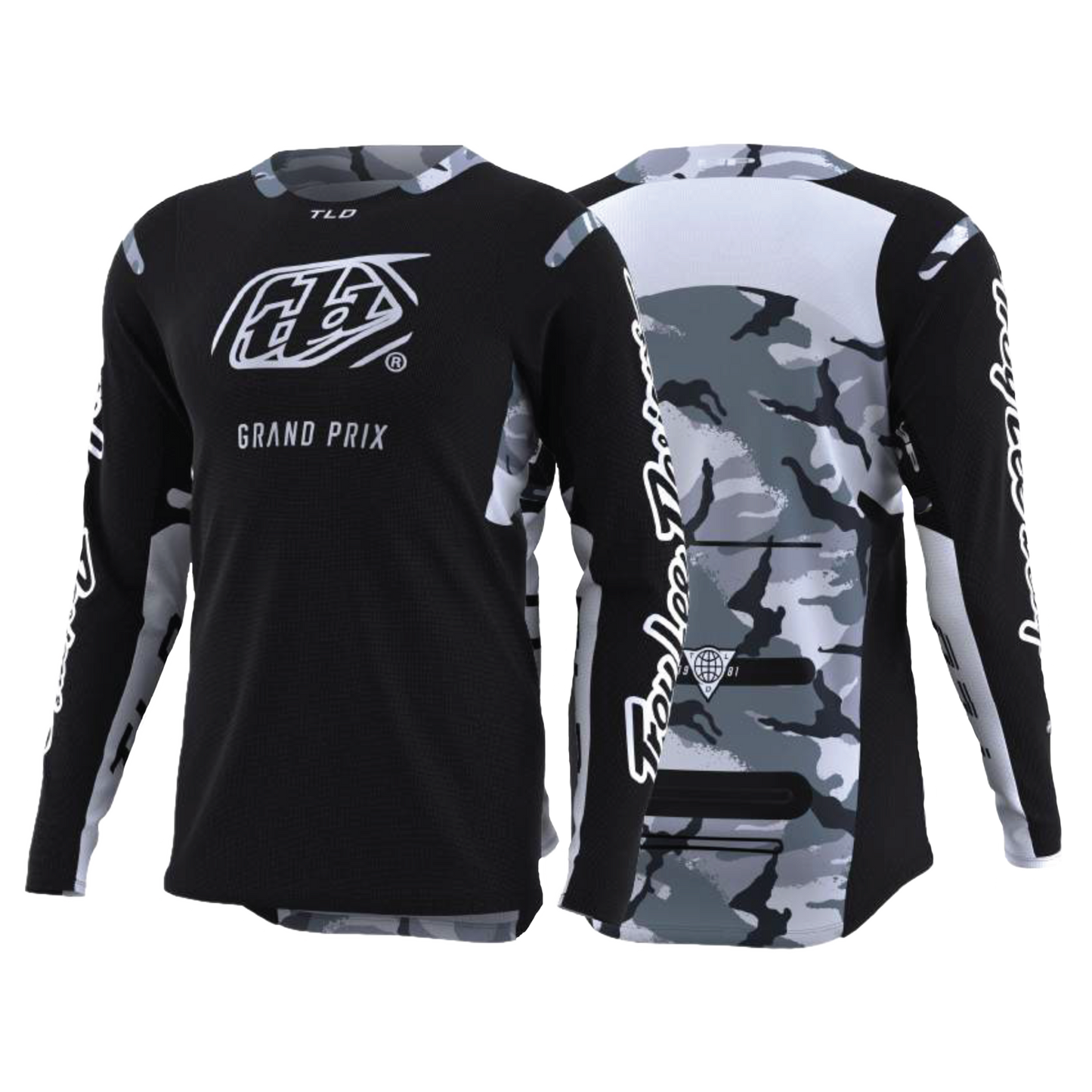 Troy Lee Designs GP Pro Jersey Blends Camo Black/White