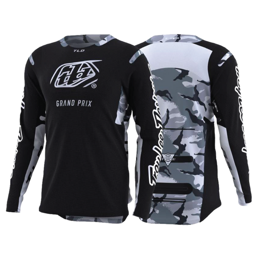 Troy Lee Designs GP Pro Jersey Blends Camo Black/White