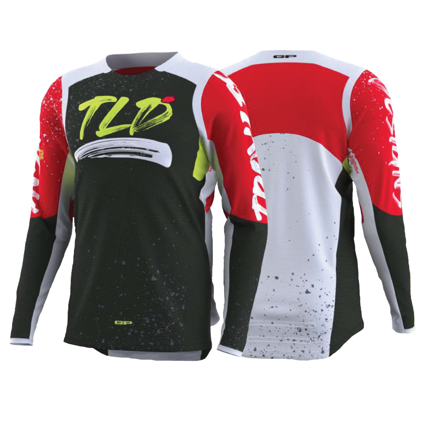 Troy Lee Designs GP Pro Jersey Partical Black/Glo Red