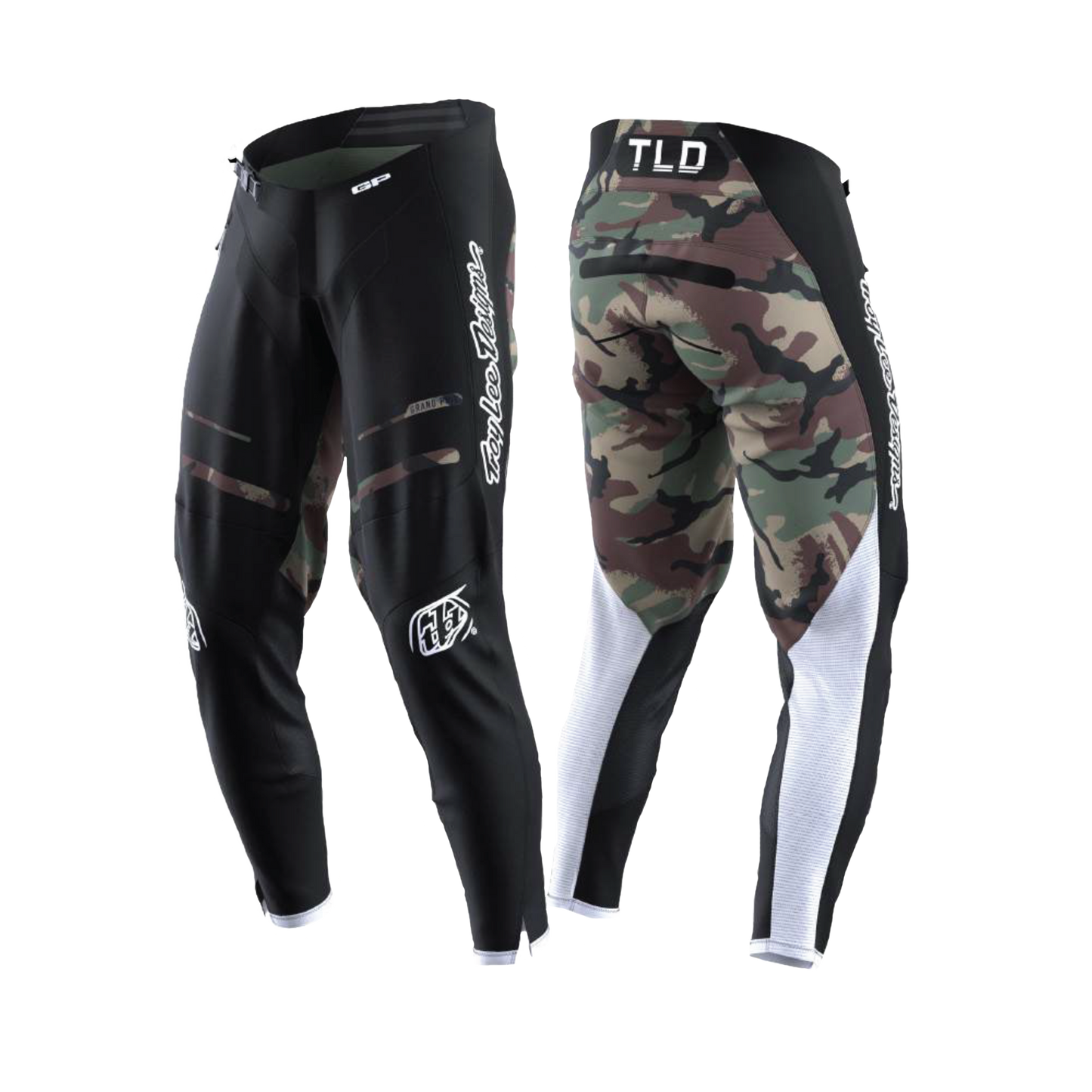 Troy Lee Designs GP Pro Pants Blends Camo Black/Green