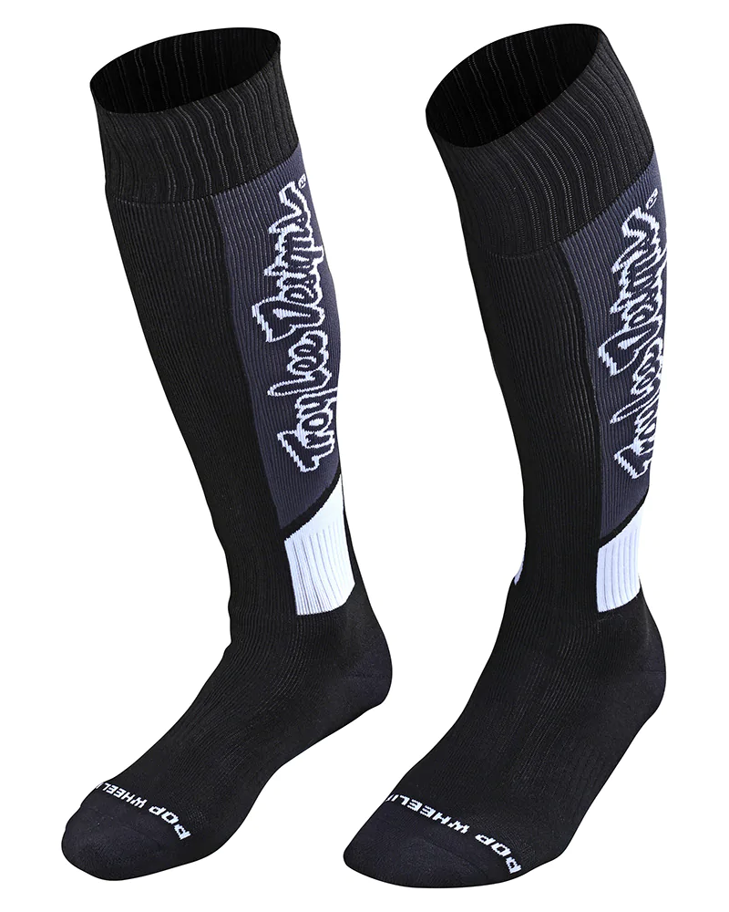 Troy Lee Designs GP MX Coolmax Thick Socks Vox Black