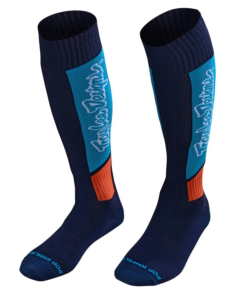 Troy Lee Designs GP MX Coolmax Thick Socks Vox Navy