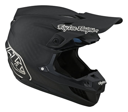 Troy Lee Designs SE5 Carbon Helmet Stealth Black / Chrome