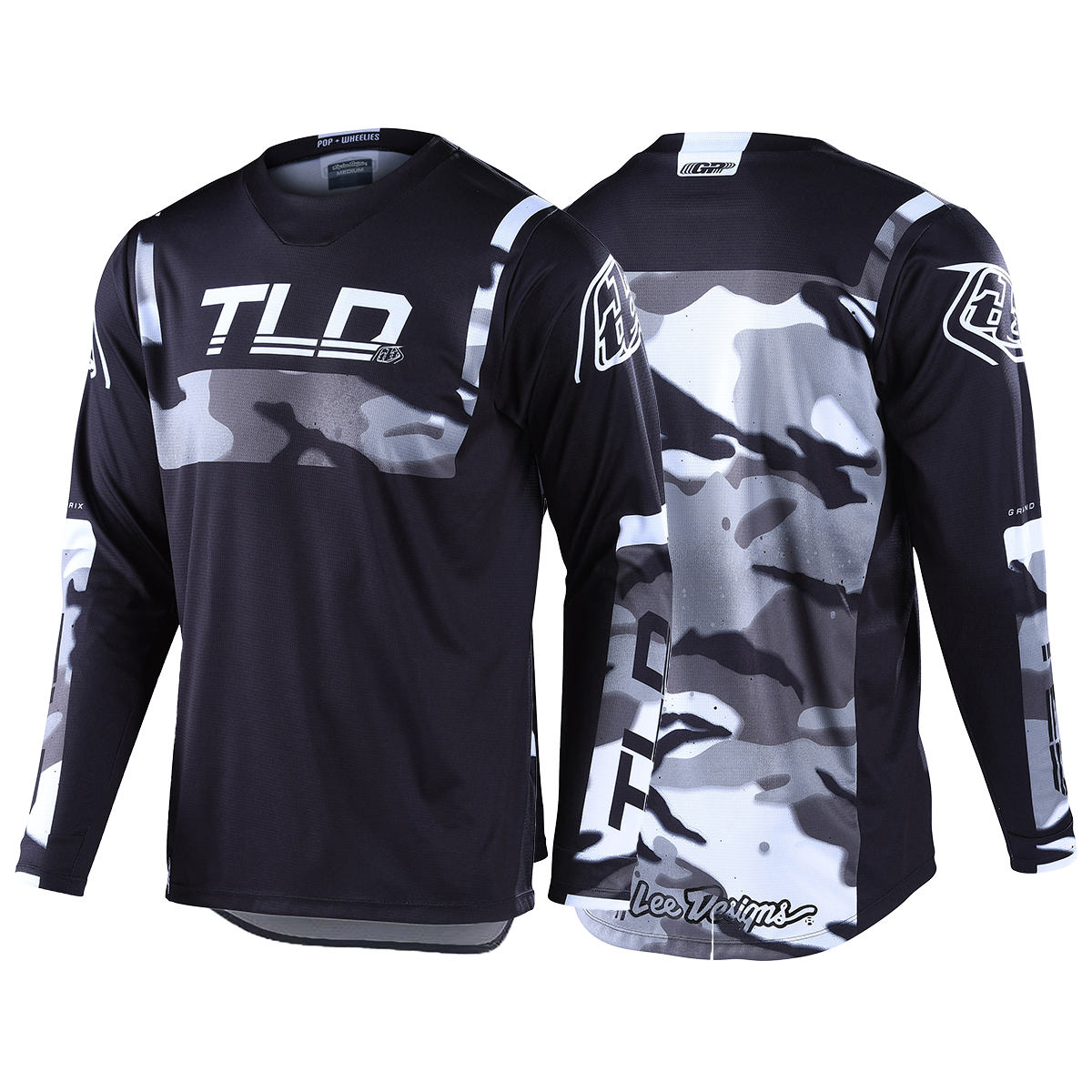 Troy Lee Designs Youth GP Jersey Brazen Camo Gray