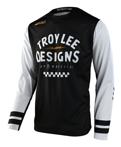 Troy Lee Designs Scout GP Jersey Ride on Black/White