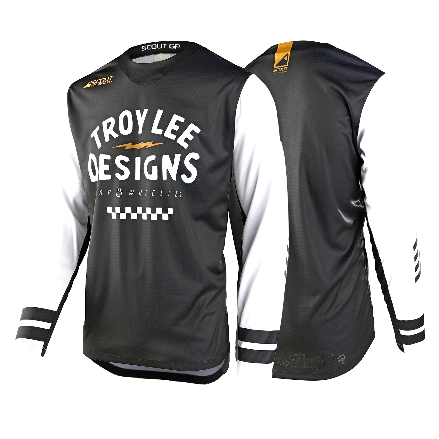 Troy Lee Designs Scout GP Jersey Ride on Black/White