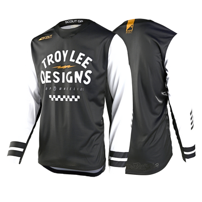 Troy Lee Designs Scout GP Jersey Ride on Black/White