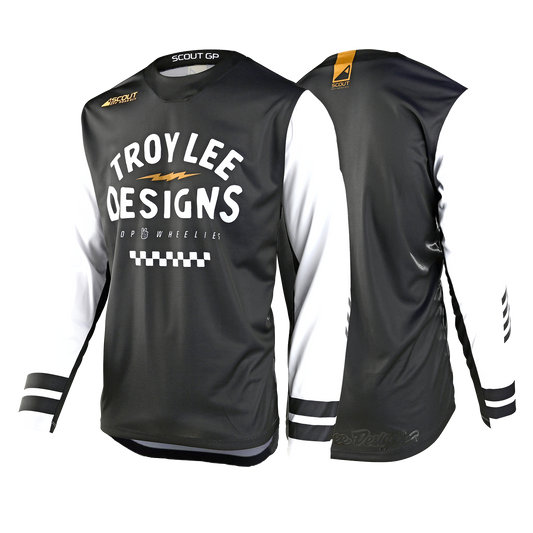 Troy Lee Designs Scout GP Jersey Ride on Black/White