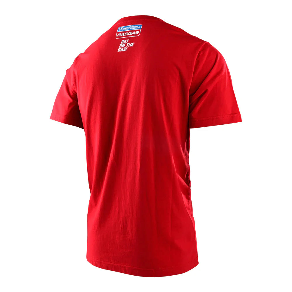 Troy Lee Designs Gasgas Team Stock Short Sleeve T-shirt Red