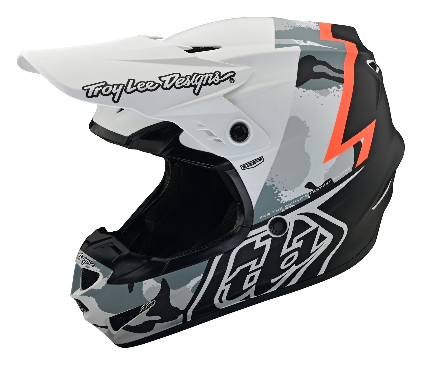 Troy Lee Designs GP Volt Helmet Camo White