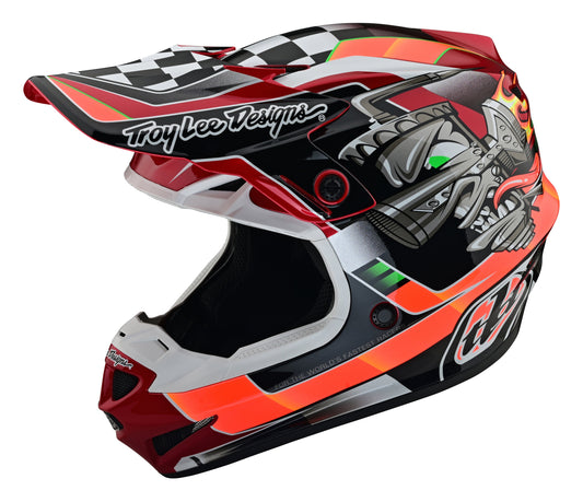 Troy Lee Designs SE4 Carb Helmet Black