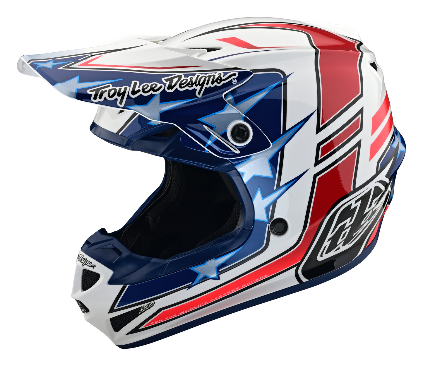 Troy Lee Designs SE4 Flagstaff Helmet W/Mips White