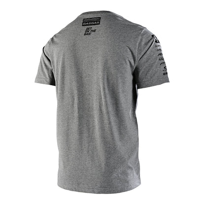 Troy Lee Designs Gasgas Team Short Sleeve T-shirt Heather Gray