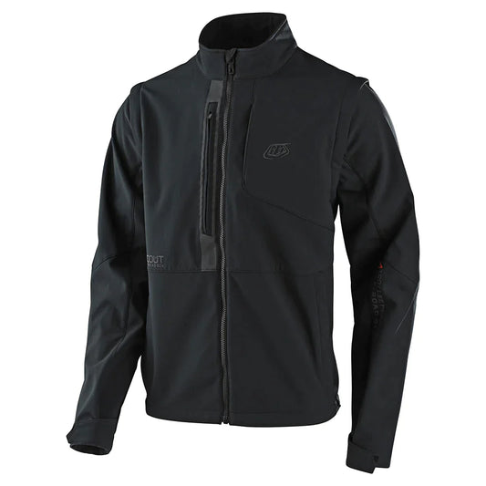 Troy Lee Designs Scout Softshell Off-Road Jacket Solid Black